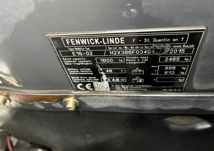 Linde E16-02 - Carretilla elevadora eléctrica: foto 2 Linde E16-02 - Carretilla elevadora eléctrica: foto 2