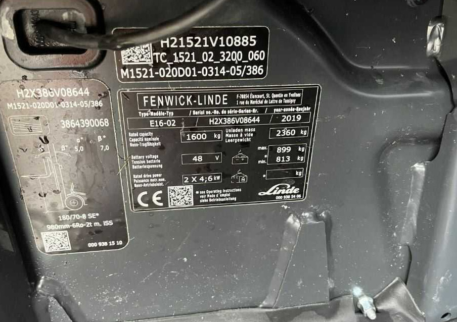Linde E16-02 - Carretilla elevadora eléctrica: foto 4 Linde E16-02 - Carretilla elevadora eléctrica: foto 4