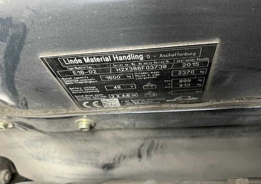 Linde E16C-02 - Carretilla elevadora eléctrica: foto 4 Linde E16C-02 - Carretilla elevadora eléctrica: foto 4