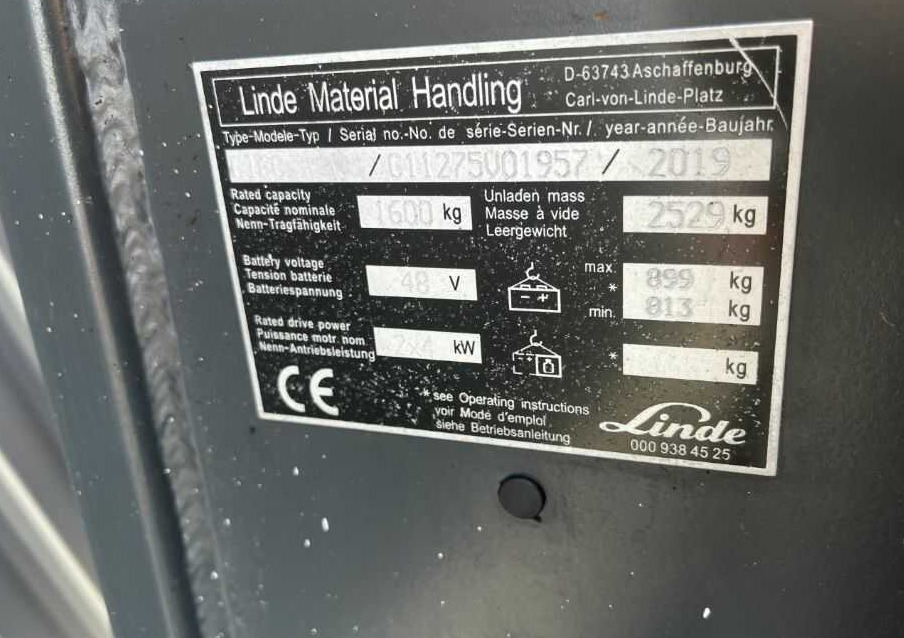 Linde E16C - Carretilla elevadora eléctrica: foto 4 Linde E16C - Carretilla elevadora eléctrica: foto 4