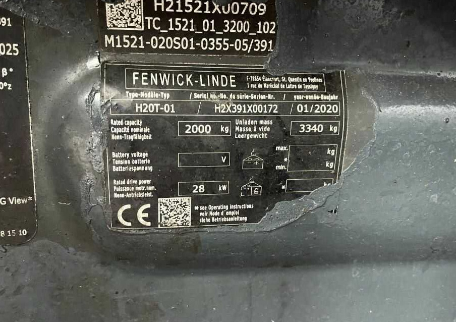 Linde H20T-01 - Carretilla elevadora de gas: foto 4 Linde H20T-01 - Carretilla elevadora de gas: foto 4