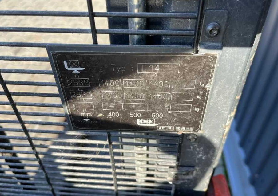 Linde L14 - Apilador: foto 5 Linde L14 - Apilador: foto 5