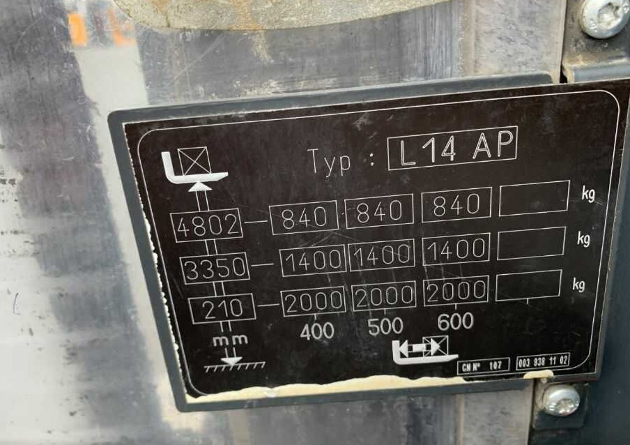 Linde L14AP - Apilador: foto 4 Linde L14AP - Apilador: foto 4