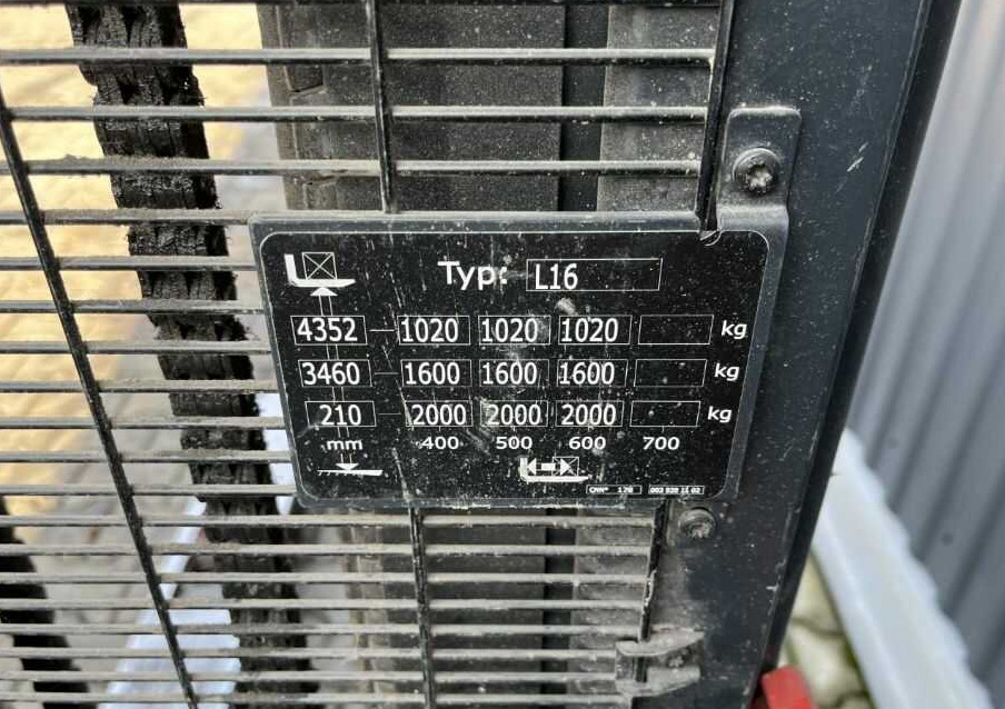 Linde L16 - Apilador: foto 5 Linde L16 - Apilador: foto 5