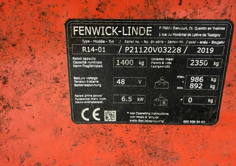 Linde R14-01 - Retráctil: foto 4 Linde R14-01 - Retráctil: foto 4