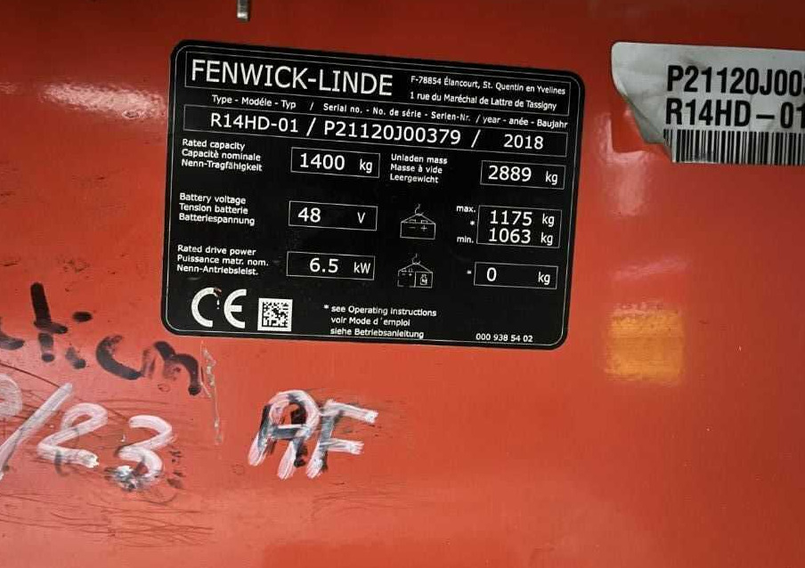 Linde R14HD-01 - Retráctil: foto 4 Linde R14HD-01 - Retráctil: foto 4