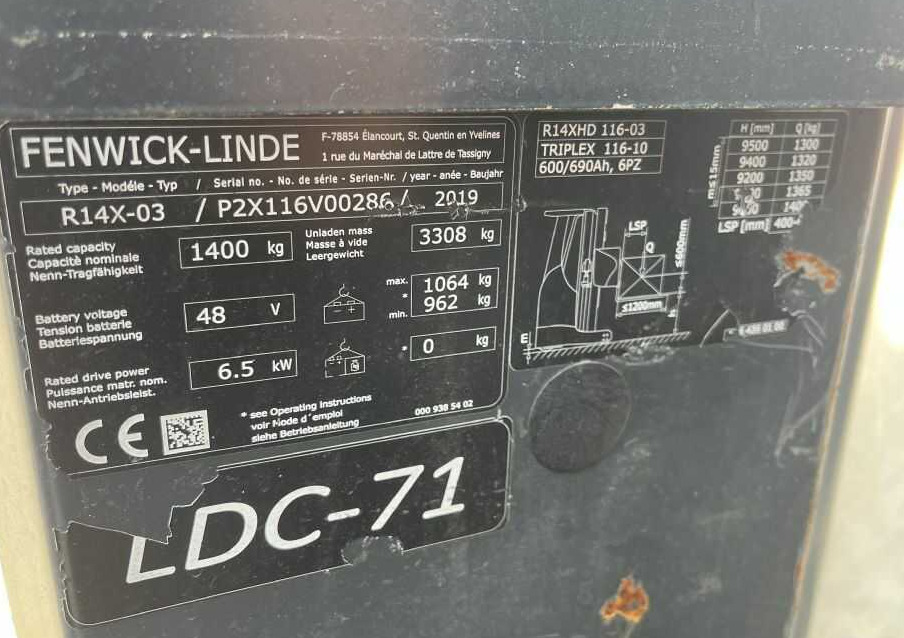 Linde R14X - Retráctil: foto 4 Linde R14X - Retráctil: foto 4