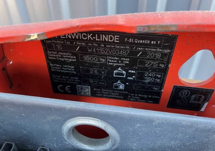 Linde SL16032 - Transpaleta: foto 4 Linde SL16032 - Transpaleta: foto 4