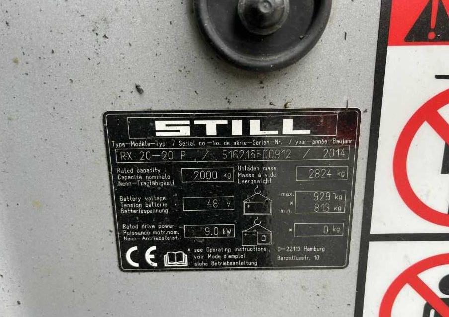 Still RX20-20P - Carretilla elevadora eléctrica: foto 4 Still RX20-20P - Carretilla elevadora eléctrica: foto 4