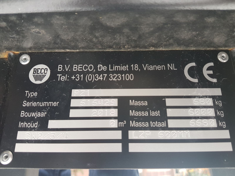 Beco PZ1 palletbord - Horquillas para Equipo de manutención: foto 4 Beco PZ1 palletbord - Horquillas para Equipo de manutención: foto 4