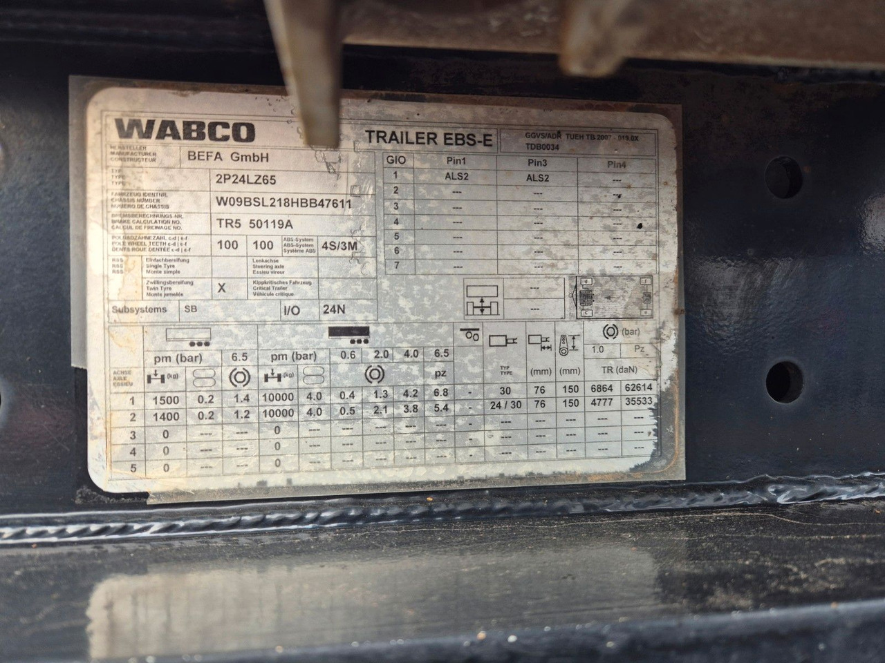 Remolque maderero Befa 2S24LZ63 BPW: foto 15