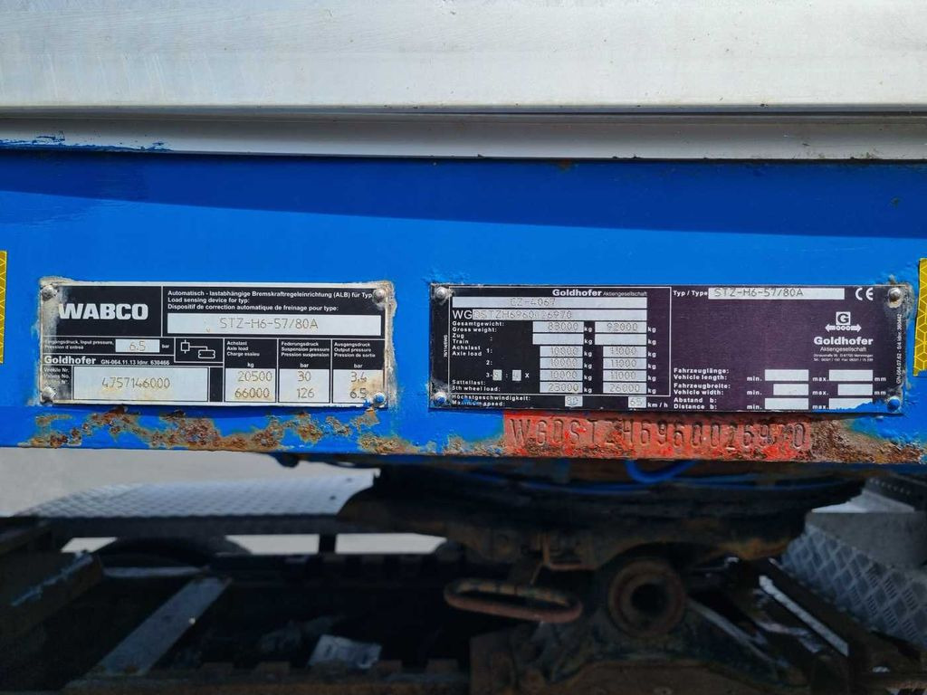 Semirremolque góndola rebajadas Goldhofer STZ-H6-57/80A Teleskop-Tieflader Waggontransport: foto 15