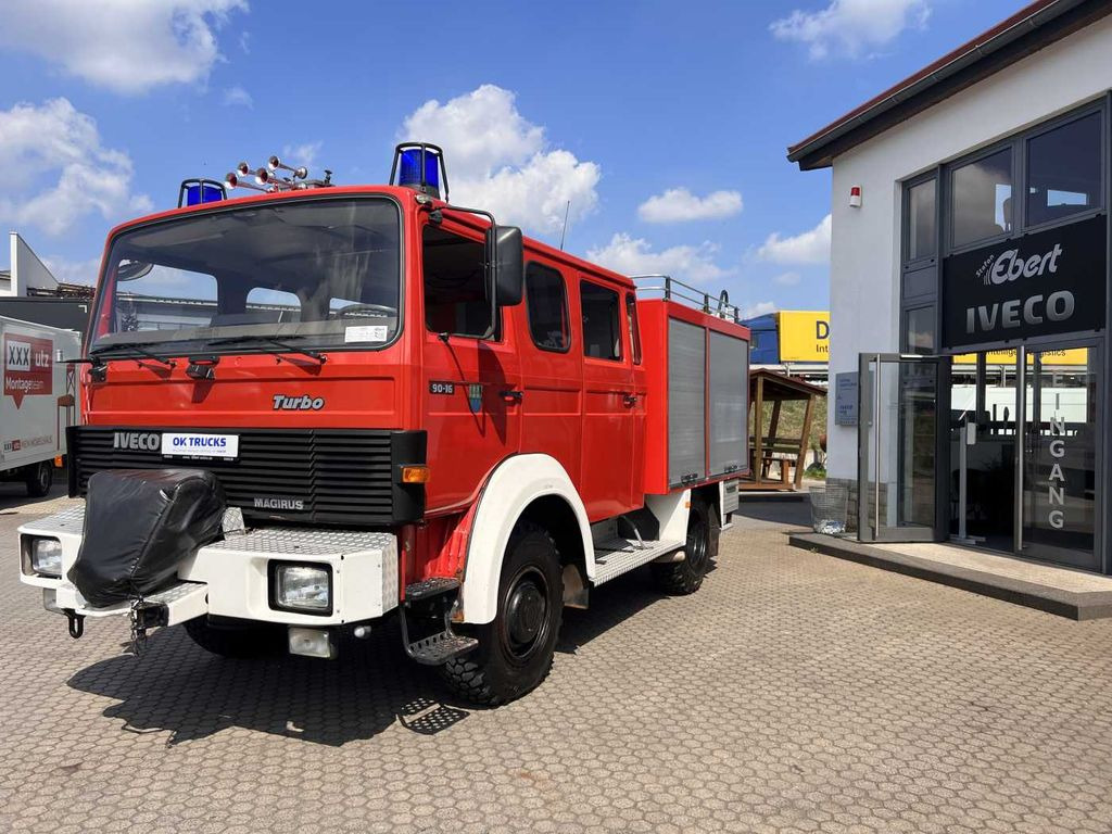 Iveco 90-16 AW 4x4 LF8 Feuerwehr Standheizung 9 Sitze - Camión de bomberos: foto 1 Iveco 90-16 AW 4x4 LF8 Feuerwehr Standheizung 9 Sitze - Camión de bomberos: foto 1