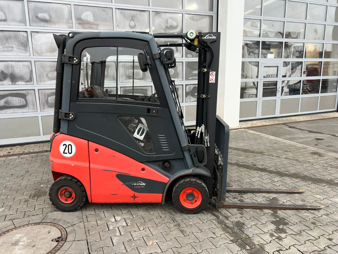 Linde H14D-01 / Triplex: 4.60m! / SS / nur 1.672h! - Carretilla elevadora diésel: foto 2 Linde H14D-01 / Triplex: 4.60m! / SS / nur 1.672h! - Carretilla elevadora diésel: foto 2