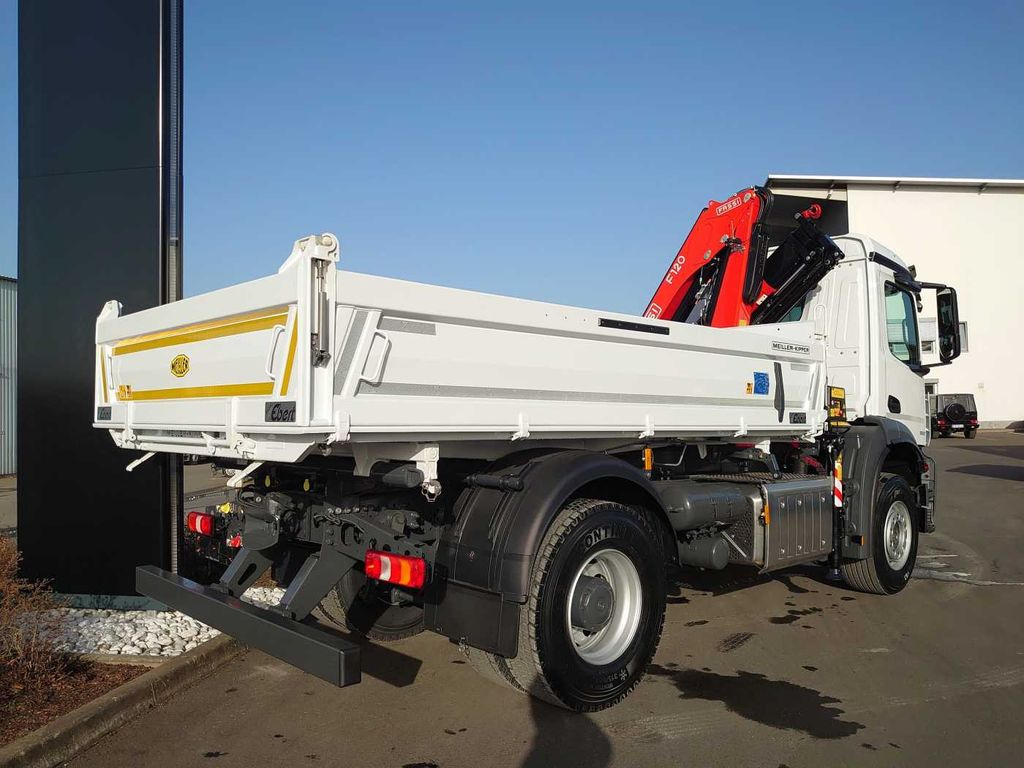 Camión volquete, Camión grúa Mercedes-Benz Arocs 1832 KK 4x2 Kipper+Kran Fassi F120+Funk: foto 8