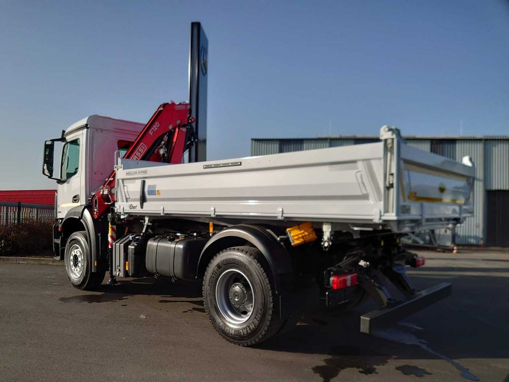 Camión volquete, Camión grúa Mercedes-Benz Arocs 1832 KK 4x2 Kipper+Kran Fassi F120+Funk: foto 7