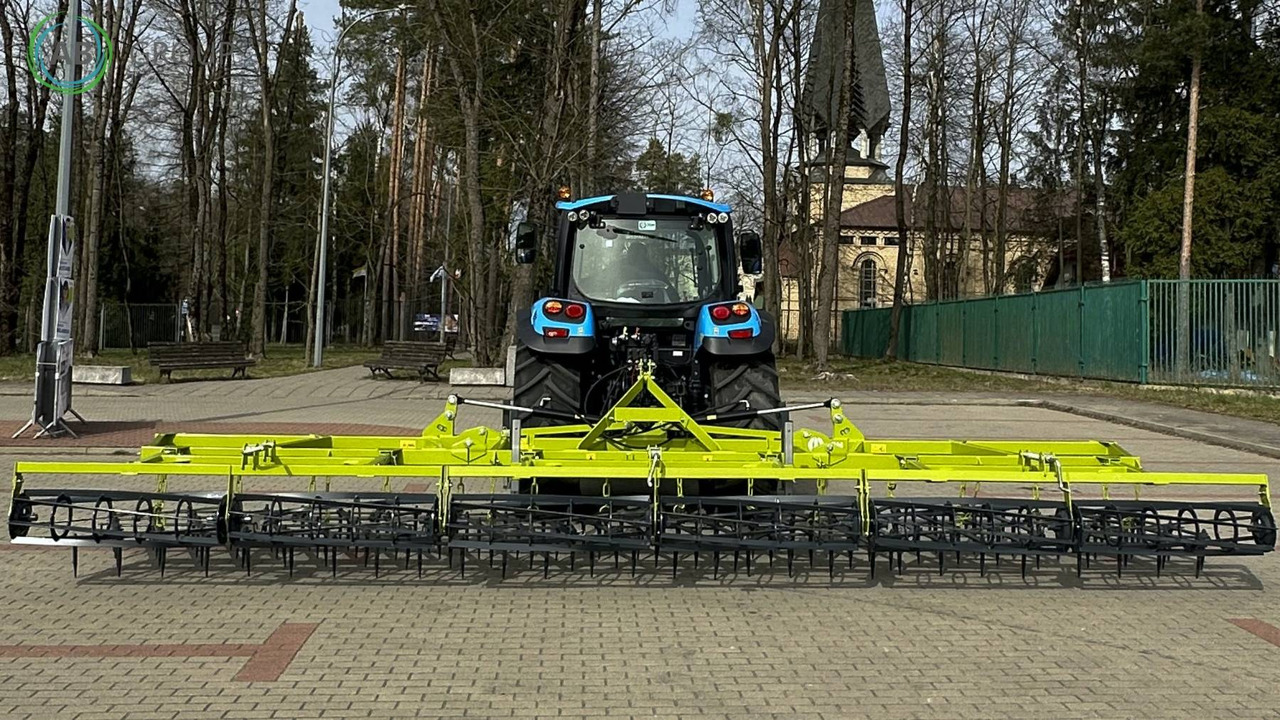 POM Augustów 7-field mounted tine harrow with string roller - Grada: foto 3 POM Augustów 7-field mounted tine harrow with string roller - Grada: foto 3