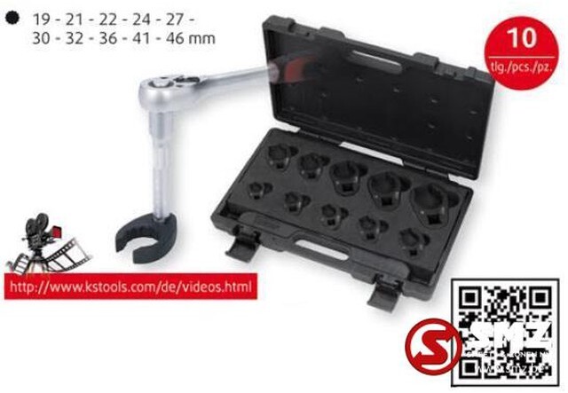 Diversen Open opsteekringsleutelset 19-46 MM 10PCS - Herramienta para vehículos: foto 2 Diversen Open opsteekringsleutelset 19-46 MM 10PCS - Herramienta para vehículos: foto 2