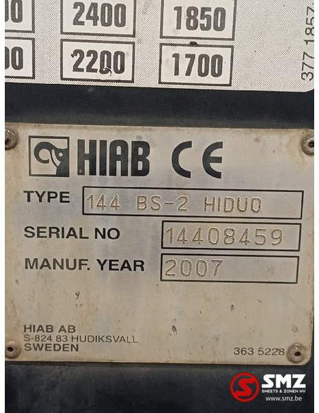 Brazo Hiab Occ Autolaadkraan Hiab 144 - 2 + radio: foto 9