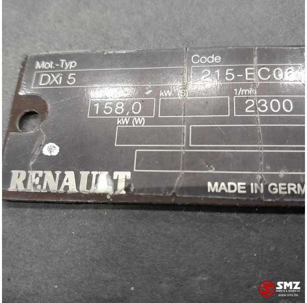 Renault Occ motor DXI5 158kw Renault - Motor para Camión: foto 5 Renault Occ motor DXI5 158kw Renault - Motor para Camión: foto 5