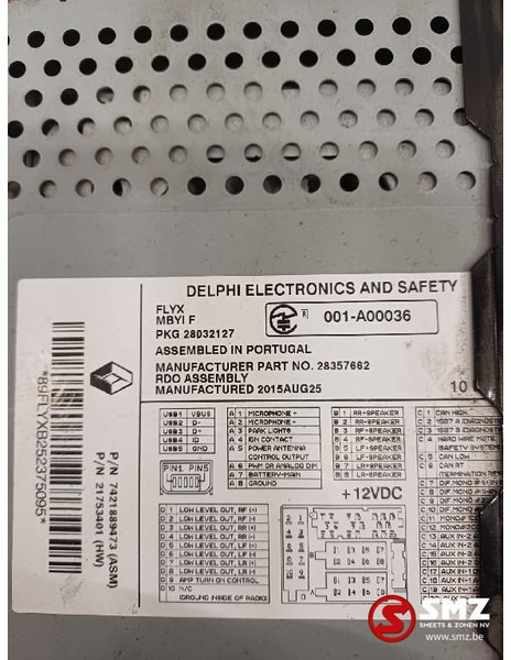 Renault Occ radio Renault - Sistema eléctrico para Camión: foto 5 Renault Occ radio Renault - Sistema eléctrico para Camión: foto 5