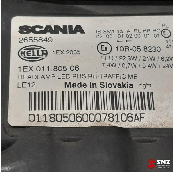 Scania Occ koplamp rechts Scania - Faro delantero para Camión: foto 3 Scania Occ koplamp rechts Scania - Faro delantero para Camión: foto 3