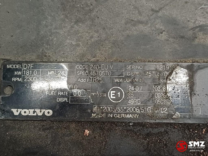 Volvo Occ motor D7F 240EUV Volvo - Motor para Camión: foto 5 Volvo Occ motor D7F 240EUV Volvo - Motor para Camión: foto 5