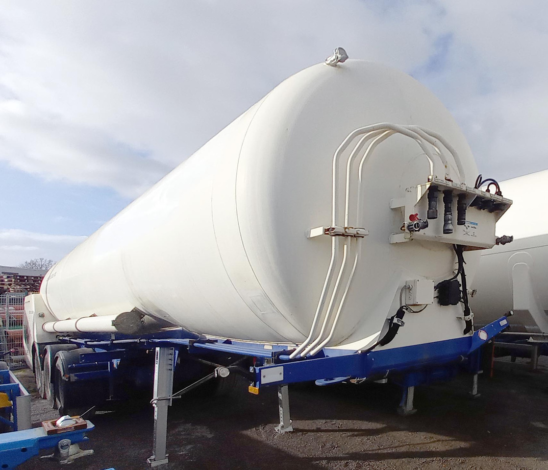 AGA Cryo Gas tank semi-trailer cryogenic used for nitrogen, argon, oxygen, LIN, LOX, LAR. - Semirremolque cisterna: foto 1 AGA Cryo Gas tank semi-trailer cryogenic used for nitrogen, argon, oxygen, LIN, LOX, LAR. - Semirremolque cisterna: foto 1