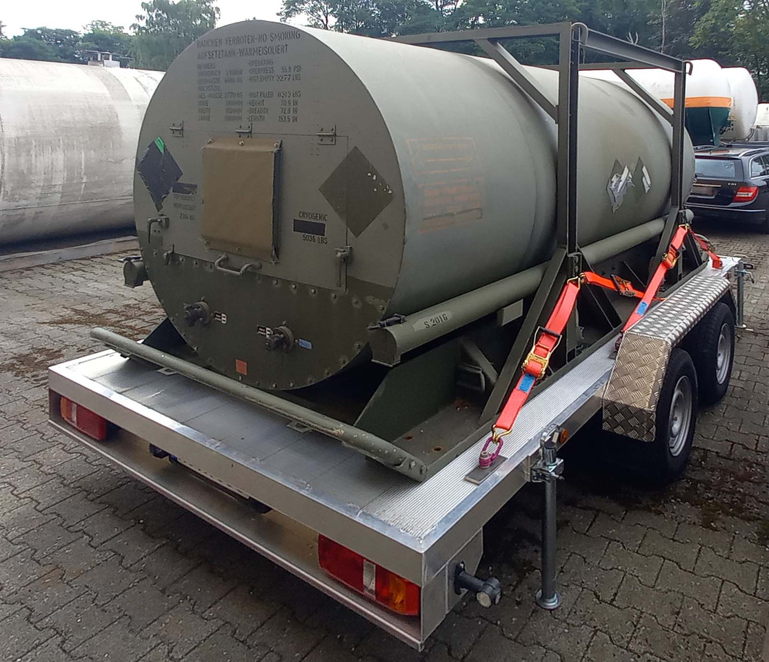 CRYOBASE Gas tank cryogenic trailer used for nitrogen, oxygen, argon - Remolque cisterna: foto 4 CRYOBASE Gas tank cryogenic trailer used for nitrogen, oxygen, argon - Remolque cisterna: foto 4