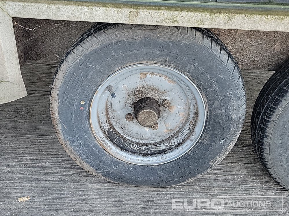 Remolque porta maquinaria 1 Ton Box Twin Axle Trailer, Side Door, Roller Door: foto 12