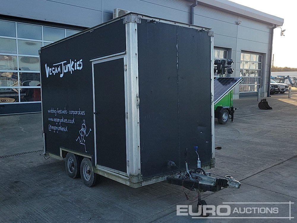 Remolque porta maquinaria 1 Ton Box Twin Axle Trailer, Side Door, Roller Door: foto 7