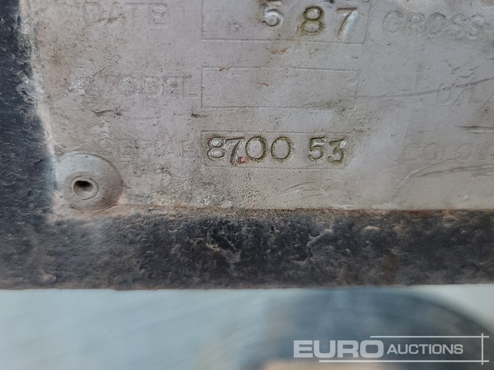 Remolque porta maquinaria 1 Ton Box Twin Axle Trailer, Side Door, Roller Door: foto 20