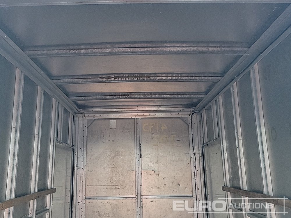 Remolque porta maquinaria 1 Ton Box Twin Axle Trailer, Side Door, Roller Door: foto 18