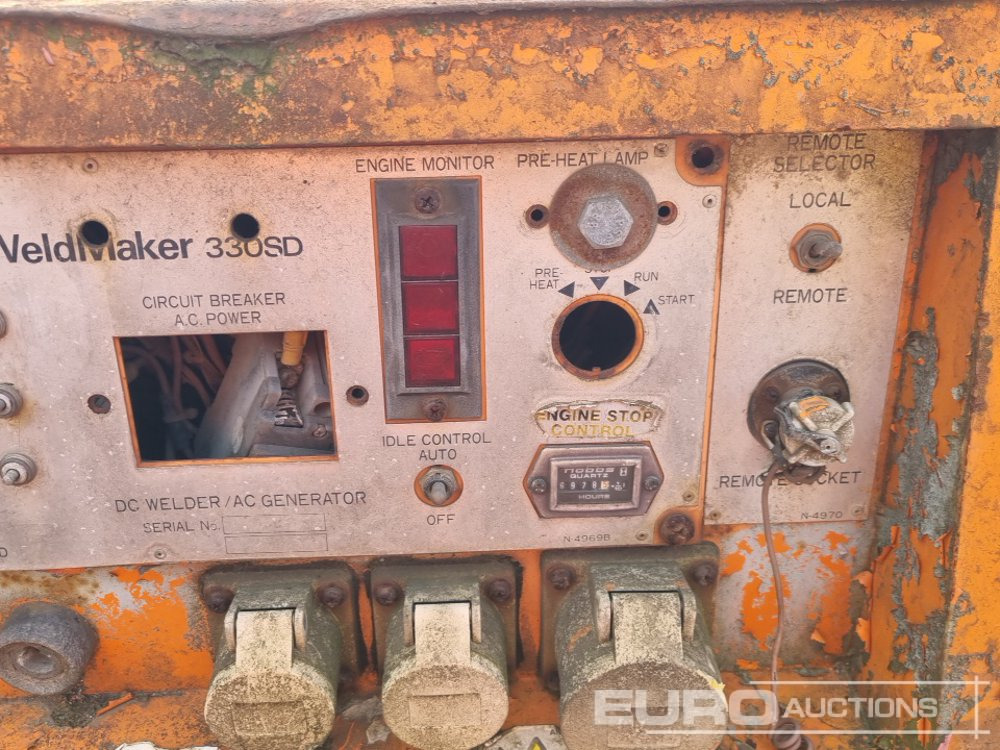 Generador industriale 110Volt Generator/Welder, 3 Cylinder Engine (2 of), 230Volt Generator/Welder, Engine (Parts Missing): foto 11