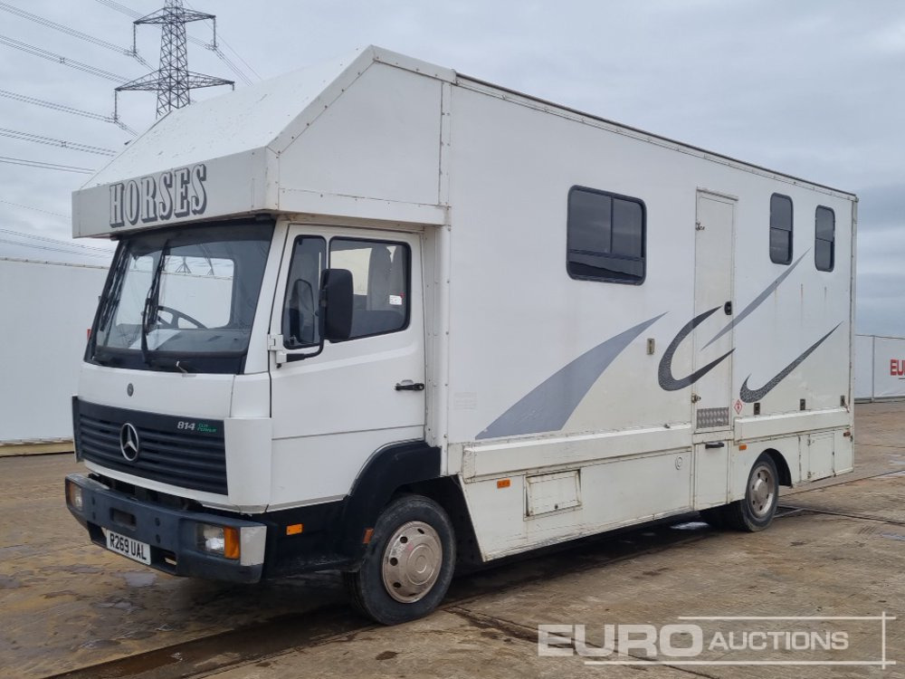 1998 Mercedes 814 - Camión para caballos: foto 1 1998 Mercedes 814 - Camión para caballos: foto 1