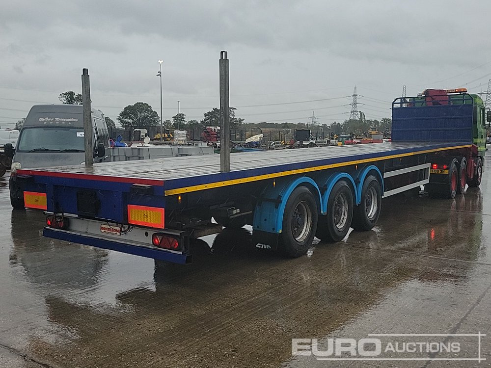 2005 Montracon Tri Axle Flatbed Trailer - Semirremolque plataforma/ Caja abierta: foto 5 2005 Montracon Tri Axle Flatbed Trailer - Semirremolque plataforma/ Caja abierta: foto 5