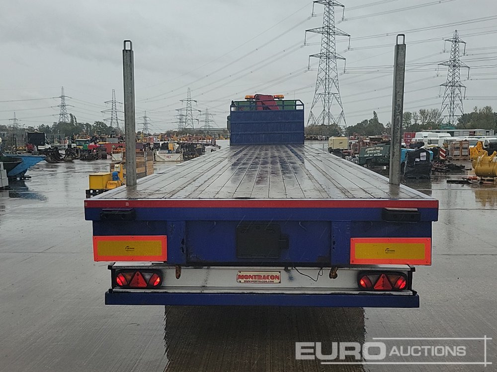 2005 Montracon Tri Axle Flatbed Trailer - Semirremolque plataforma/ Caja abierta: foto 4 2005 Montracon Tri Axle Flatbed Trailer - Semirremolque plataforma/ Caja abierta: foto 4