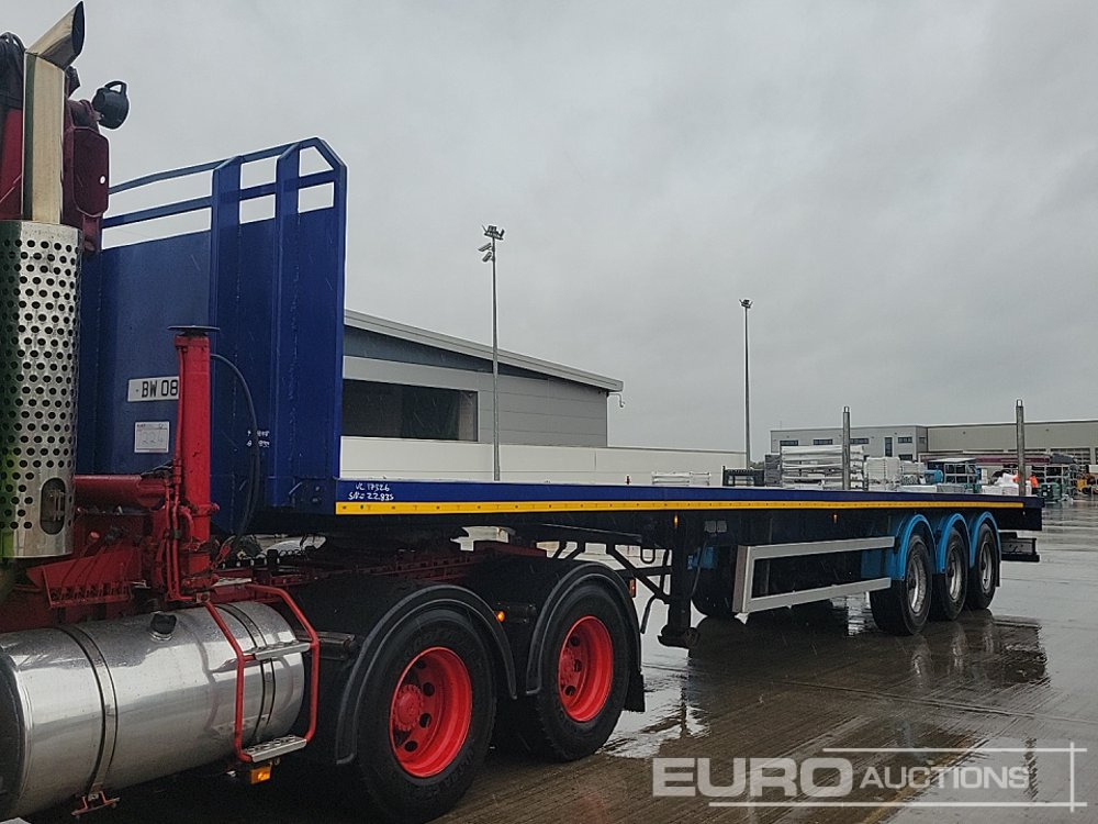 2005 Montracon Tri Axle Flatbed Trailer - Semirremolque plataforma/ Caja abierta: foto 1 2005 Montracon Tri Axle Flatbed Trailer - Semirremolque plataforma/ Caja abierta: foto 1