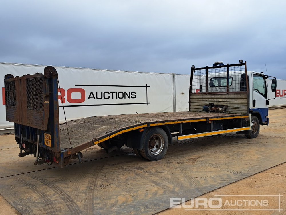 2010 Isuzu 4x2 Beavertail Plant Lorry, Auto Gearbox, Winch, Hydraulic Fliptoe Ramp - Camión caja abierta: foto 5 2010 Isuzu 4x2 Beavertail Plant Lorry, Auto Gearbox, Winch, Hydraulic Fliptoe Ramp - Camión caja abierta: foto 5