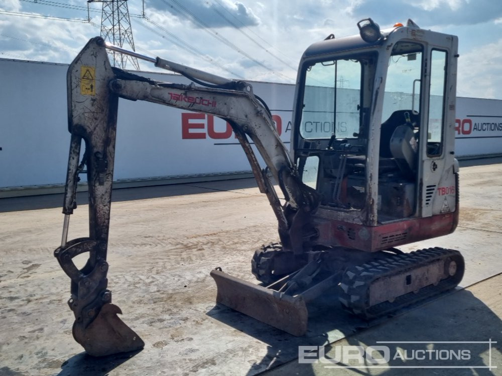 2011 Takeuchi TB016 - Miniexcavadora: foto 1 2011 Takeuchi TB016 - Miniexcavadora: foto 1