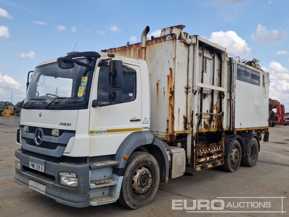 2012 Mercedes 1824 - Camión de basura: foto 1 2012 Mercedes 1824 - Camión de basura: foto 1