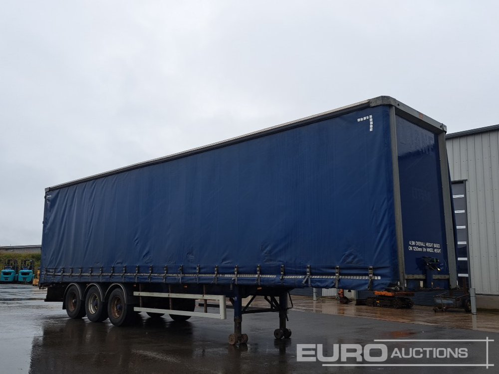2012 SDC 45' Tri Axle Curtainsider Trailer, BPW Axles - Semirremolque lona: foto 4 2012 SDC 45' Tri Axle Curtainsider Trailer, BPW Axles - Semirremolque lona: foto 4