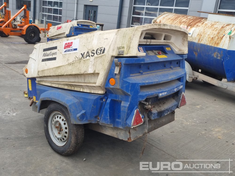 2013 Atlas Copco XAS67 130CFM - Compresor de aire: foto 3 2013 Atlas Copco XAS67 130CFM - Compresor de aire: foto 3