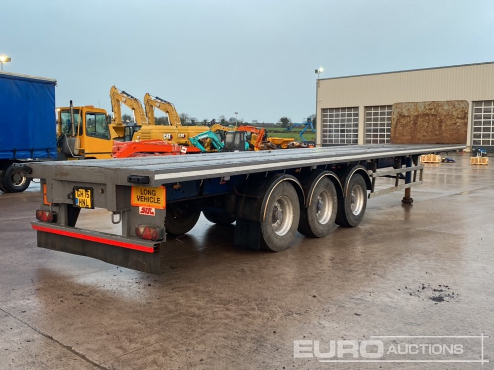 2013 SDC 45' Tri Axle Flat Trailer, Goal Post Sockets, Twist Locks, BPW Axles - Semirremolque plataforma/ Caja abierta: foto 5 2013 SDC 45' Tri Axle Flat Trailer, Goal Post Sockets, Twist Locks, BPW Axles - Semirremolque plataforma/ Caja abierta: foto 5