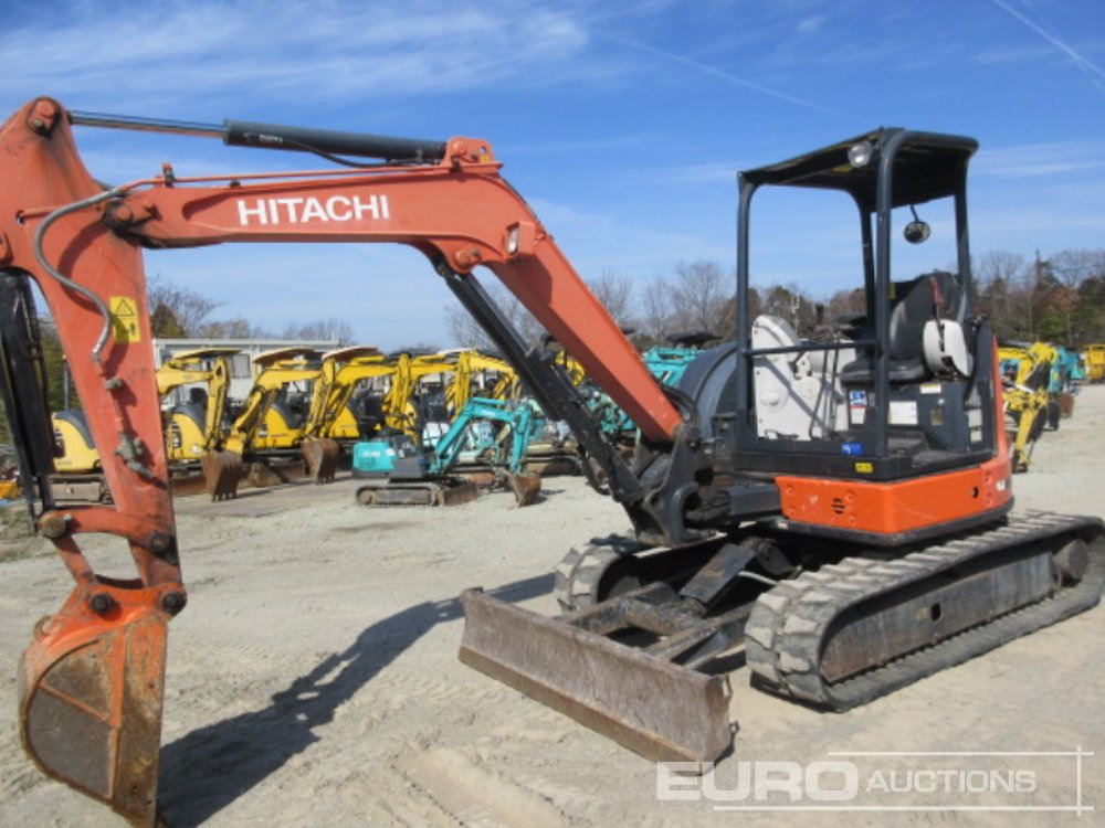 2014 Hitachi ZX40U-5A Rubber Tracks, Blade, Offset, Piped - Miniexcavadora: foto 1 2014 Hitachi ZX40U-5A Rubber Tracks, Blade, Offset, Piped - Miniexcavadora: foto 1