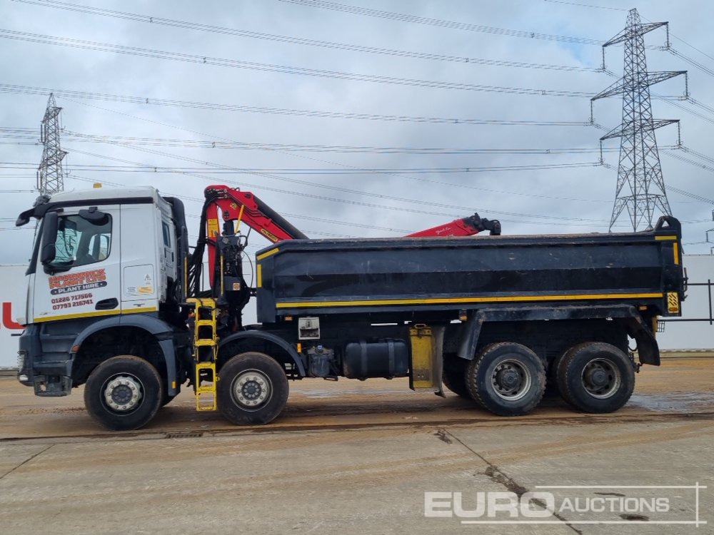 2014 Mercedes Arocs 3240 - Camión volquete, Camión grúa: foto 2 2014 Mercedes Arocs 3240 - Camión volquete, Camión grúa: foto 2