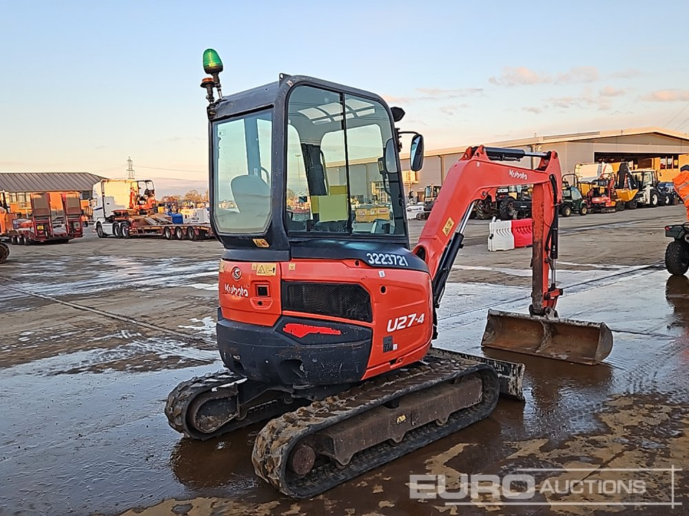 2015 Kubota U27-4 - Miniexcavadora: foto 5 2015 Kubota U27-4 - Miniexcavadora: foto 5