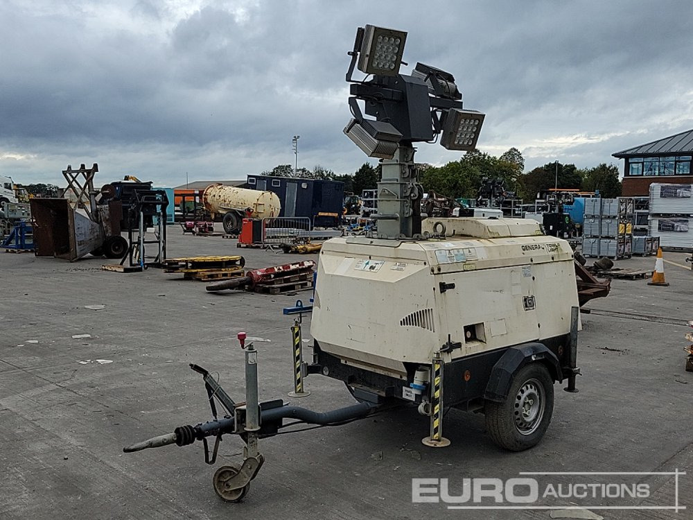 2016 Generac Battery LED-1 Single Axle LED Lighting Tower, 1 Cylinder Engine - Torre de iluminación: foto 1 2016 Generac Battery LED-1 Single Axle LED Lighting Tower, 1 Cylinder Engine - Torre de iluminación: foto 1