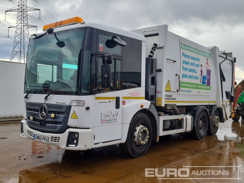 2016 Mercedes Econic 2630 - Camión de basura: foto 1 2016 Mercedes Econic 2630 - Camión de basura: foto 1