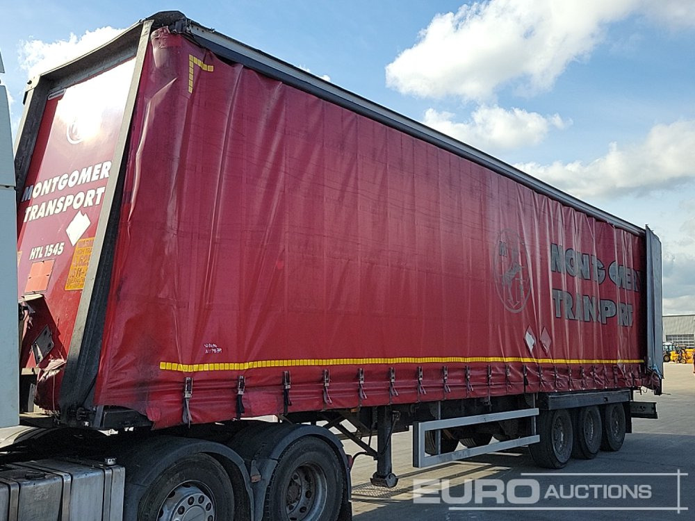 2016 Montracon Tri Axle Curtainsider Trailer - Semirremolque lona: foto 1 2016 Montracon Tri Axle Curtainsider Trailer - Semirremolque lona: foto 1